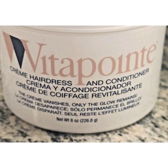 Vitapointe Creme Hairdress and Conditioner 8 oz Strengthens Hair - Picture 2 of 11